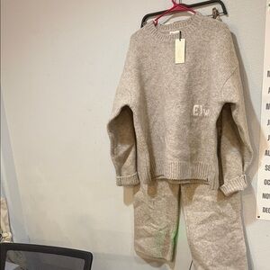 Elwood Taupe Sweat Set